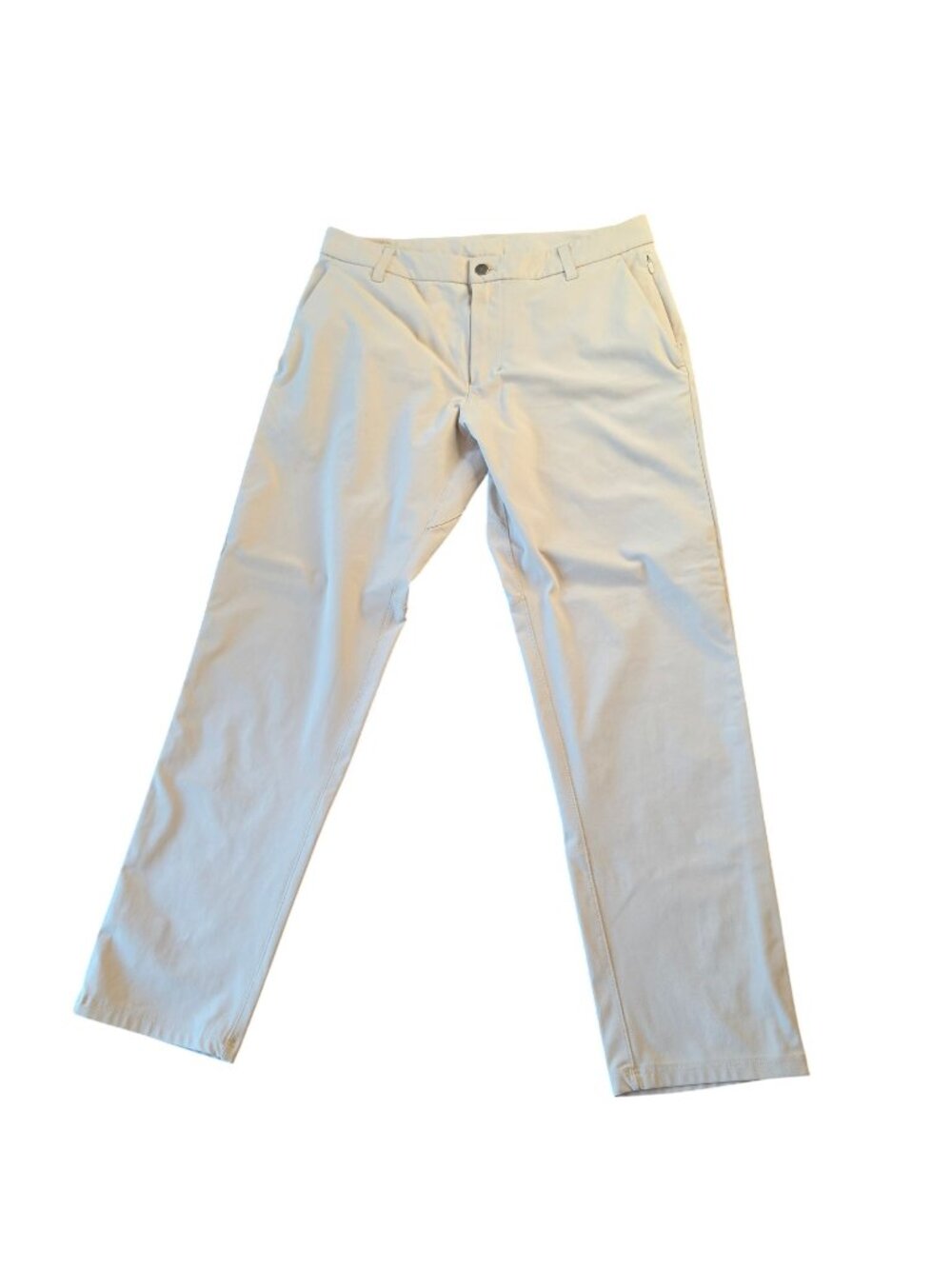Lululemon ABC Classic Fit 5 Pocket Pant 32 Khaki Warpstreme Stretch Golf